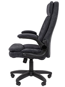 Офисное кресло CHAIRMAN HOME 533, ткань велюр, темно-серый